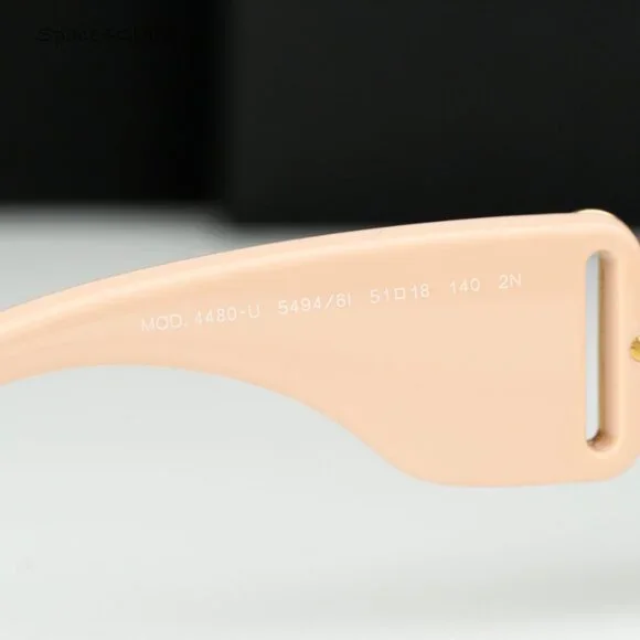 NEW Versace VE4480U 54946I Nude Brown Grad Grey Mirror Silver Unisex Sunglasses